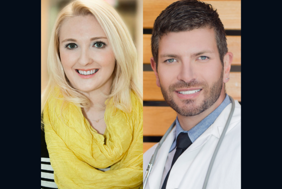 Dr. Marissa Barrera and Andrew Christler